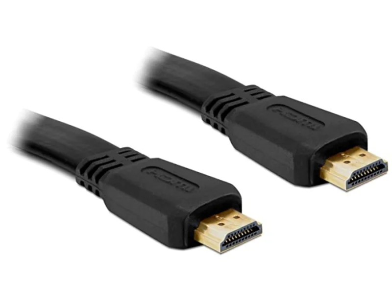 Delock High Speed HDMI with Ethernet - HDMI-Kabel mit Ethernet - HDMI männlich zu HDMI männlich - 5 m Delock High Speed HDMI with Ethernet - HDMI-Kabel mit Ethernet - HDMI männlich zu HDMI männlich - 5 m
