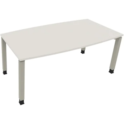 Bespr.ti. Tonneau Vierfuß Quadrat B1800xT800/900xH680-820 si/Weiß Bespr.ti. Tonneau Vierfuß Quadrat B1800xT800/900xH680-820 si/Weiß