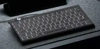 KeySonic KSK-5010ELC Mini Tastatur DE-Layout Hintergrundbeleuchtung Nummernblock