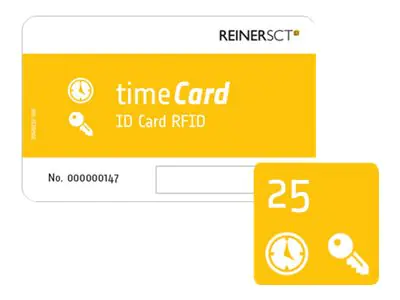 timeCard ID Card RFID - RF Proximity Card (Packung mit 25)