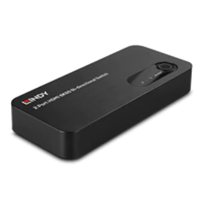 Lindy - Video/Audio-Schalter - 8K60, bidirektional - 2 x HDMI - Desktop