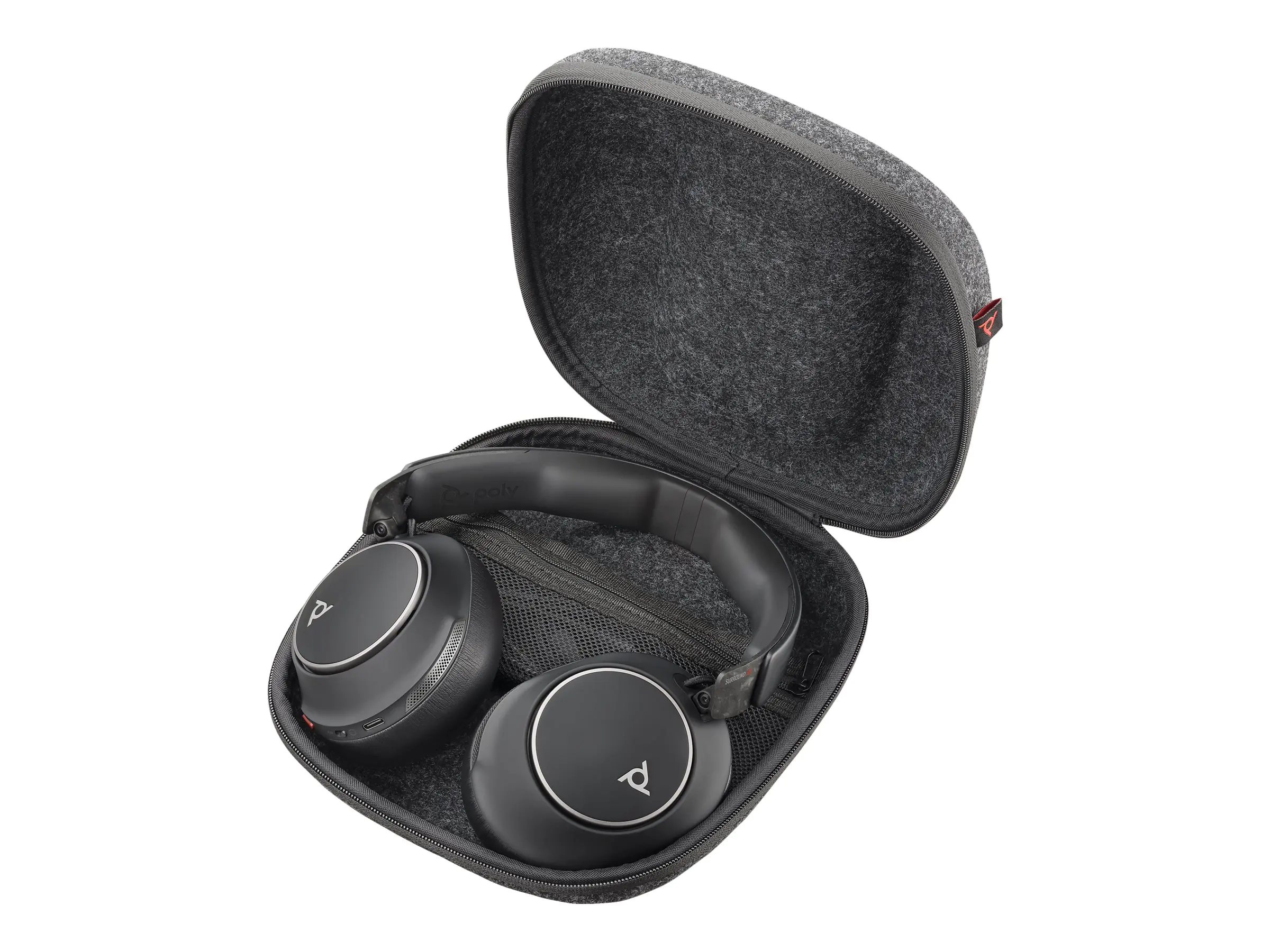 Poly Voyager Surround 80 UC - Voyager Surround 80 series - Headset - ohrumschließend - Bluetooth - kabellos - aktive Rauschunterdrückung - Adapter USB-C via Bluetooth - Schwarz - Certified for Microsoft Teams Open Office Poly Voyager Surround 80 UC - Voyager Surround 80 series - Headset - ohrumschließend - Bluetooth - kabellos - aktive Rauschunterdrückung - Adapter USB-C via Bluetooth - Schwarz - Certified for Microsoft Teams Open Office