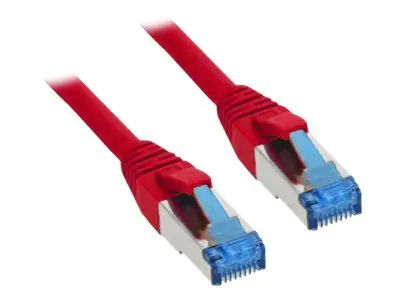 InLine - Patch-Kabel - RJ-45 (M) zu RJ-45 (M) - 3 m - SSTP-Kabel - CAT 6a - halogenfrei - Rot InLine - Patch-Kabel - RJ-45 (M) zu RJ-45 (M) - 3 m - SSTP-Kabel - CAT 6a - halogenfrei - Rot