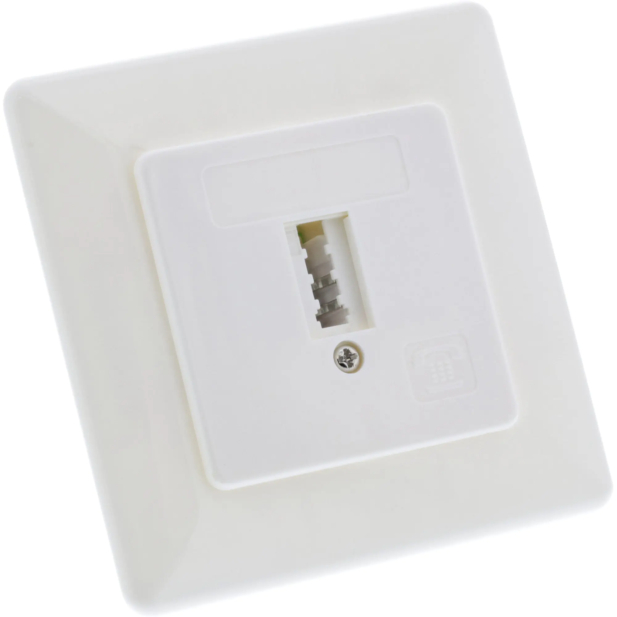 InLine TAE Connection Box - Anschlussdose, Unterputz - TAE-F - Abdeckung mit einer Aussparung InLine TAE Connection Box - Anschlussdose, Unterputz - TAE-F - Abdeckung mit einer Aussparung