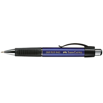 Faber-Castell Kugelschreiber GRIP PLUS BALL 140732 M metallic-blau Faber-Castell Kugelschreiber GRIP PLUS BALL 140732 M metallic-blau