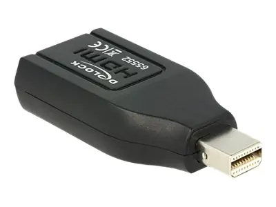 Delock - HDMI-Adapter - Mini DisplayPort männlich zu HDMI weiblich - Schwarz Delock - HDMI-Adapter - Mini DisplayPort männlich zu HDMI weiblich - Schwarz