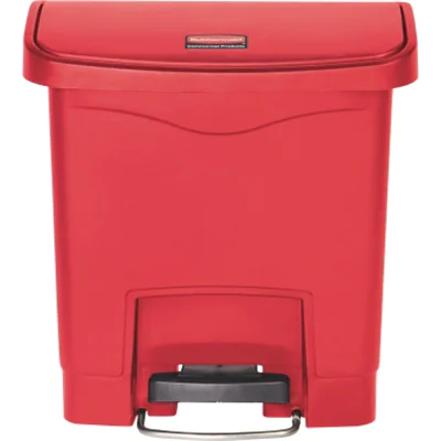 Rubbermaid Tretabfalleimer Slim Jim 1883563 Kunststoff 15l rot Rubbermaid Tretabfalleimer Slim Jim 1883563 Kunststoff 15l rot