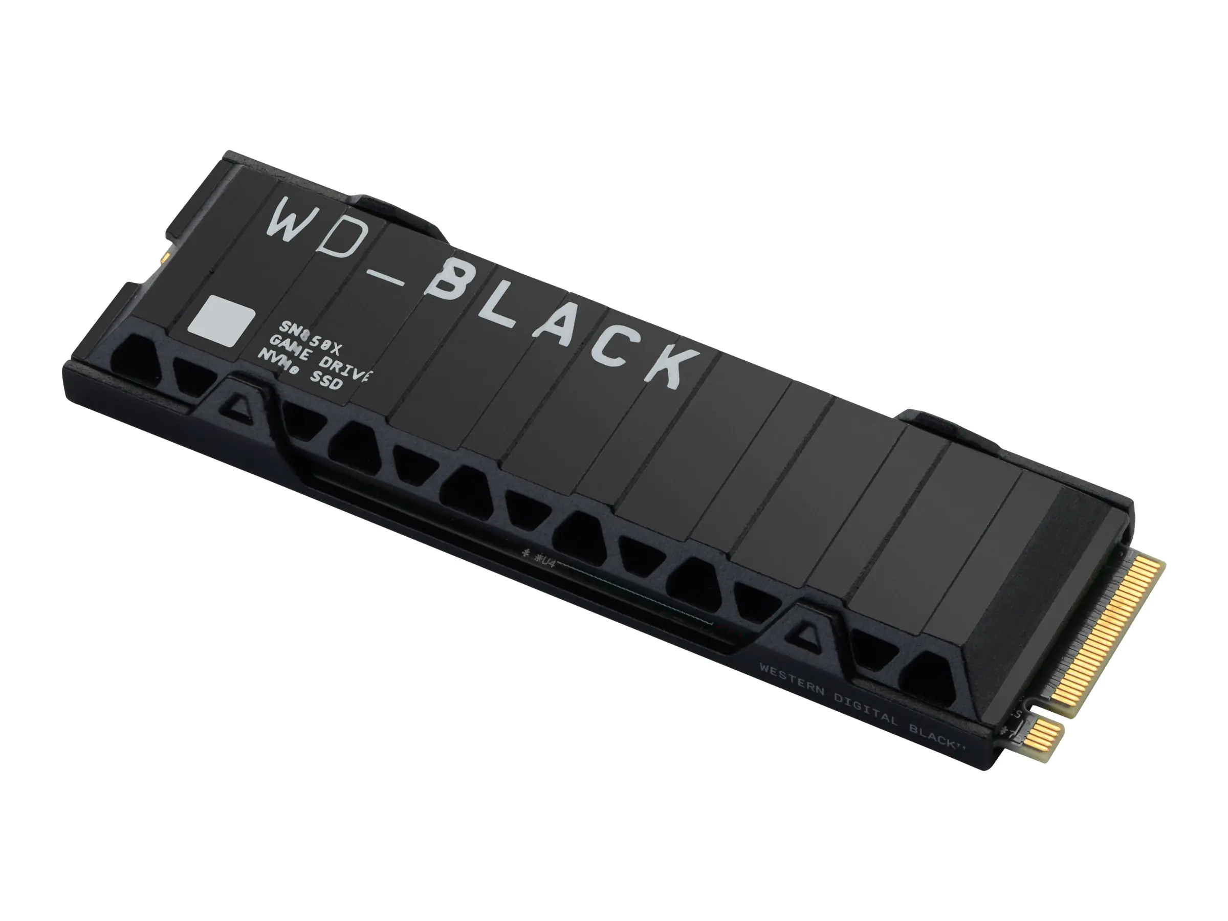 WD_BLACK SN850X NVMe SSD WDBB9H0010BNC - SSD - 1 TB - intern - M.2 2280 - PCIe 4.0 (NVMe) - integrierter Kühlkörper - Schwarz WD_BLACK SN850X NVMe SSD WDBB9H0010BNC - SSD - 1 TB - intern - M.2 2280 - PCIe 4.0 (NVMe) - integrierter Kühlkörper - Schwarz