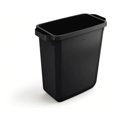 DURABLE Abfalleimer DURABIN® ECO 60l Kunststoff, recycelt schwarz 1 Sortierfach DURABLE Abfalleimer DURABIN® ECO 60l Kunststoff, recycelt schwarz 1 Sortierfach