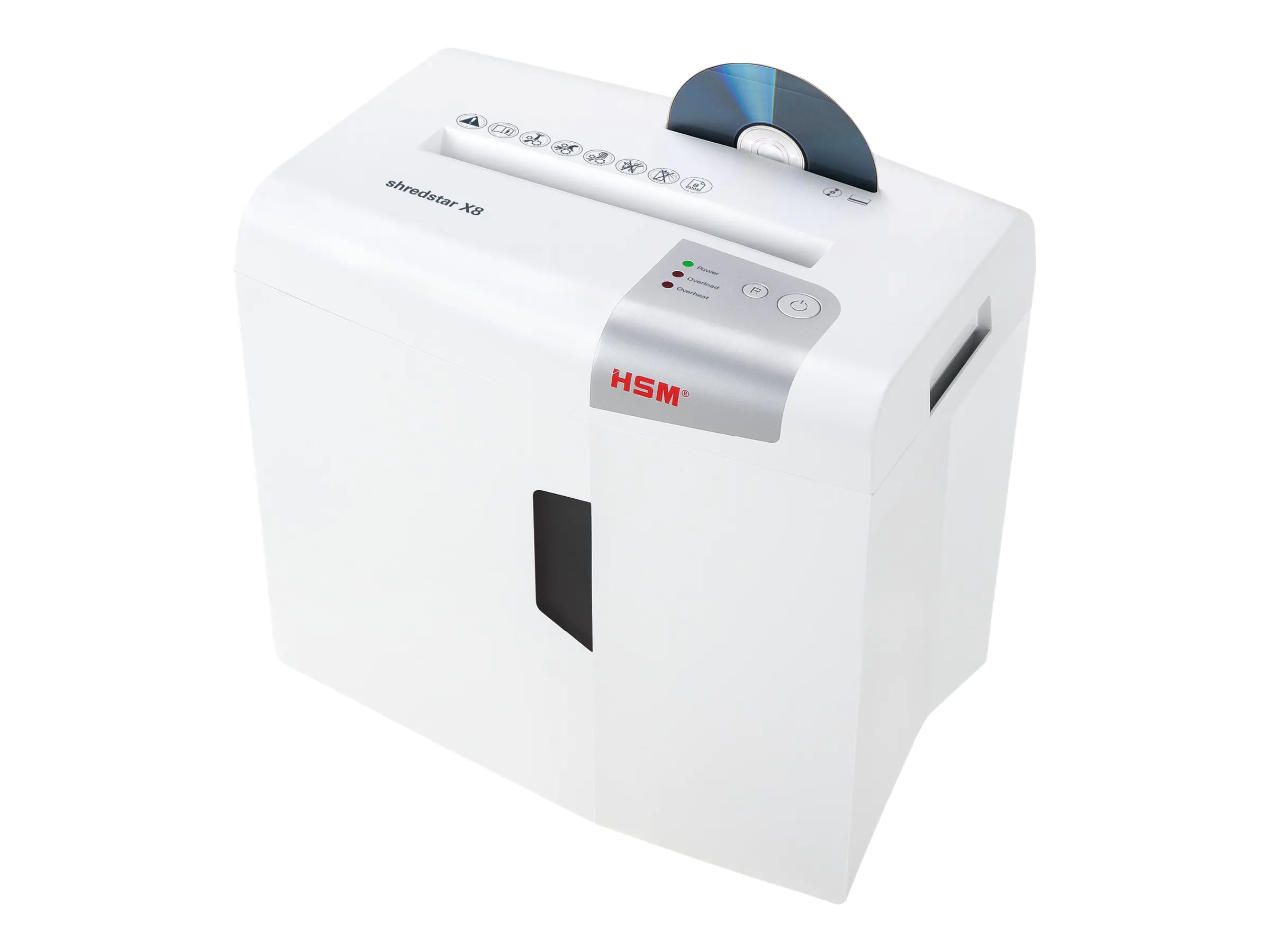HSM Aktenvernichter Shredstar X8 1044121 Partikel 4x38mm weiß