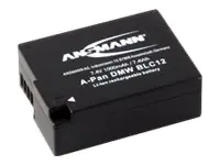 ANSMANN A-Pan DMW-BLC12 - Batterie - Li-Ion - 1000 mAh - für Panasonic Lumix DMC-FZ200, FZ62; Lumix G DMC-G5, G5H, G5K, G5KPP, G5W, G5WX, G5X, GH2EG-K