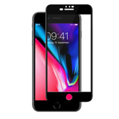 Woodcessories GLA015 - Apple - iPhone 6/7/8+ - Kratzresistent - Schwarz - Transparent - 1 Stück(e Woodcessories GLA015 - Apple - iPhone 6/7/8+ - Kratzresistent - Schwarz - Transparent - 1 Stück(e