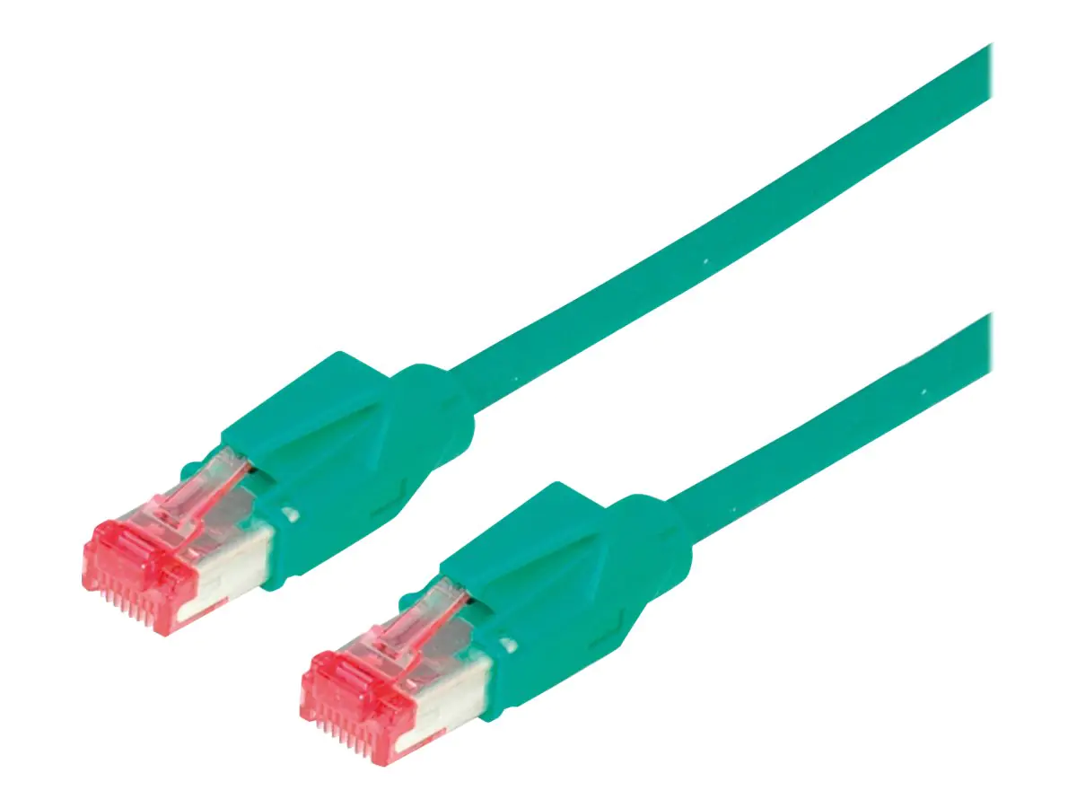 Secomp DRAKA UC400 S27 - Patch-Kabel - RJ-45 (M) zu RJ-45 (M) - 2 m - FTP - CAT 6 - halogenfrei - grün