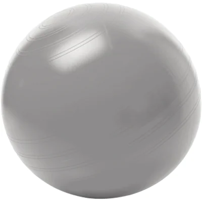 ABS Sitzball 55cm Crylon®, 100 % recycelbar silber