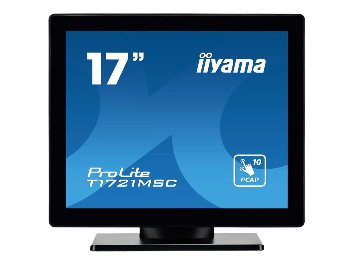 Iiyama ProLite T1721MSC-B2 - LED-Monitor - 43 cm (17") - Touchscreen - 1280 x 1024 SXGA @ 75 Hz - TN - 250 cd/m² - 1000:1 - 5 ms - HDMI, VGA - Lautsprecher - schwarze Blende mit mattem Finish Iiyama ProLite T1721MSC-B2 - LED-Monitor - 43 cm (17") - Touchscreen - 1280 x 1024 SXGA @ 75 Hz - TN - 250 cd/m² - 1000:1 - 5 ms - HDMI, VGA - Lautsprecher - schwarze Blende mit mattem Finish