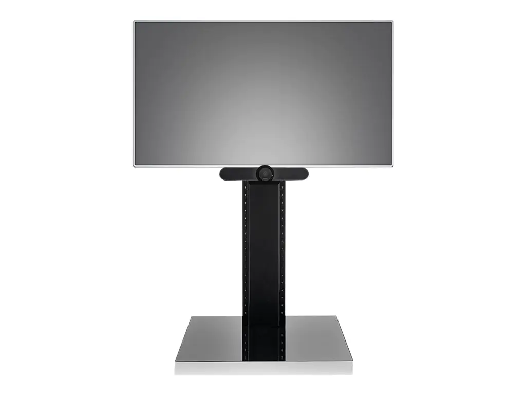 HAGOR MeetUp Display-Adapter - Montagekomponente (Montage-Adapter) - für Videokonferenz-Kamera - Schwarz - Bildschirmgröße: 191-218 cm (75"-86") - Montageschnittstelle: bis zu 800 mm - über Bildschirm, unter Bildschirm