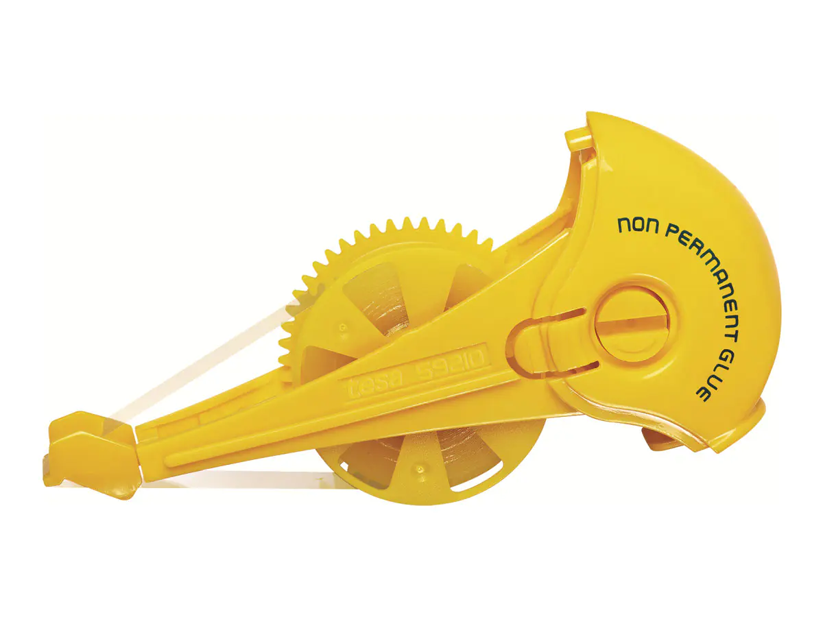 Tesa ecoLogo - Kleberollernachfüllung - 8.4 mm x 8.5 m - gelblich - nicht permanent - Polyethylenterephthalat (PET) 59210-00005