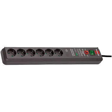 brennenstuhl Secure-Tec - Überspannungsschutz - 3.5 kW - Ausgangsanschlüsse: 6 - Anthrazit brennenstuhl Secure-Tec - Überspannungsschutz - 3.5 kW - Ausgangsanschlüsse: 6 - Anthrazit