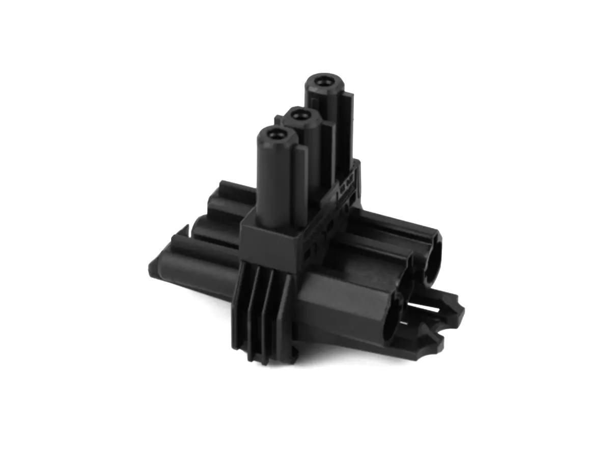 Bachmann GST18i3 - Netz-Splitter - GST18i3 (M) zu GST15i3 (W) - Schwarz