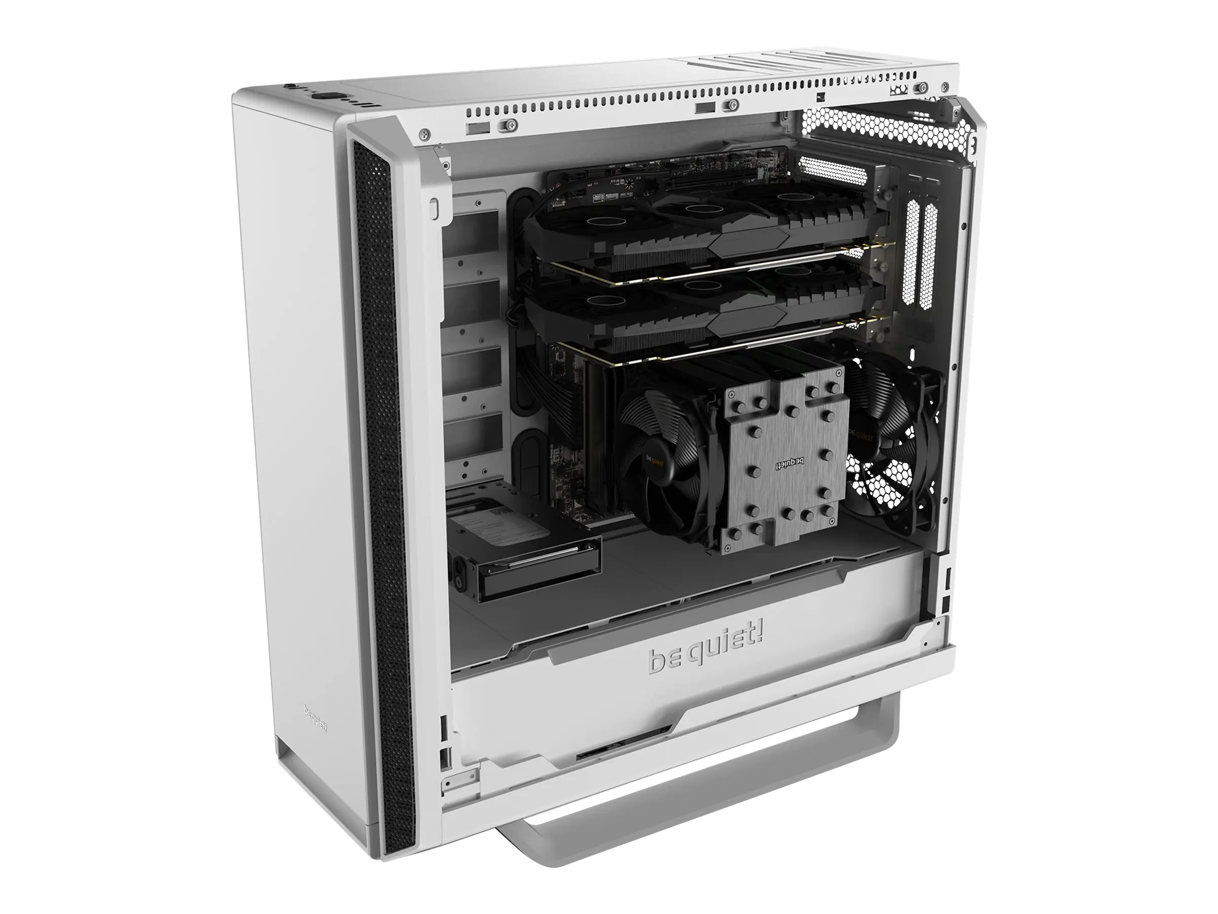 be quiet! Silent Base 802 - Tower - E-ATX - keine Spannungsversorgung (ATX / PS/2) - weiß - USB/Audio