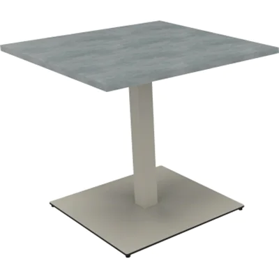 Bespr.ti Rechteck Tellerfuß Quadrat B800xT8000xH720 si/Beton Bespr.ti Rechteck Tellerfuß Quadrat B800xT8000xH720 si/Beton