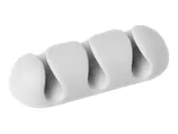 DURABLE CAVOLINE CLIP 3 - Kabelklammern - Grau (Packung mit 2)