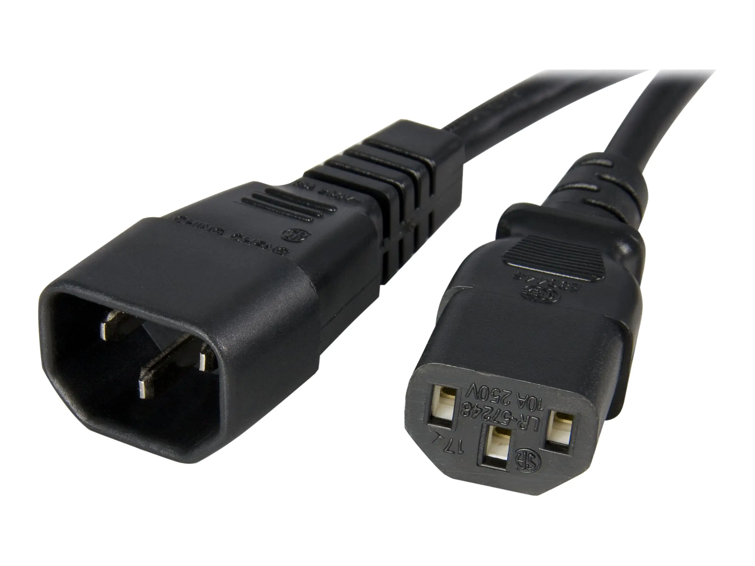 StarTech 1 m Stromkabel Verlängerung, C14 auf C13, 10A 125V, 18AWG, Stromkabel Verlängerung für Computer, IEC-320-C14 auf IEC-320-C13 AC Netzteil Stromkabel Verlängerung, UL gelistet (PXT1001M) - Spannungsversorgungs-Verlängerungskabel - power IEC 60320 C StarTech 1 m Stromkabel Verlängerung, C14 auf C13, 10A 125V, 18AWG, Stromkabel Verlängerung für Computer, IEC-320-C14 auf IEC-320-C13 AC Netzteil Stromkabel Verlängerung, UL gelistet (PXT1001M) - Spannungsversorgungs-Verlängerungskabel - power IEC 60320 C