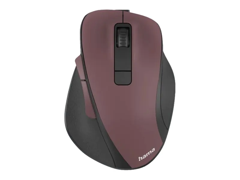 Hama MW-500 Recharge - Maus - ergonomisch - Für Rechtshänder - optisch - 6 Tasten - kabellos - 2.4 GHz - kabelloser Empfänger (USB) 00173033