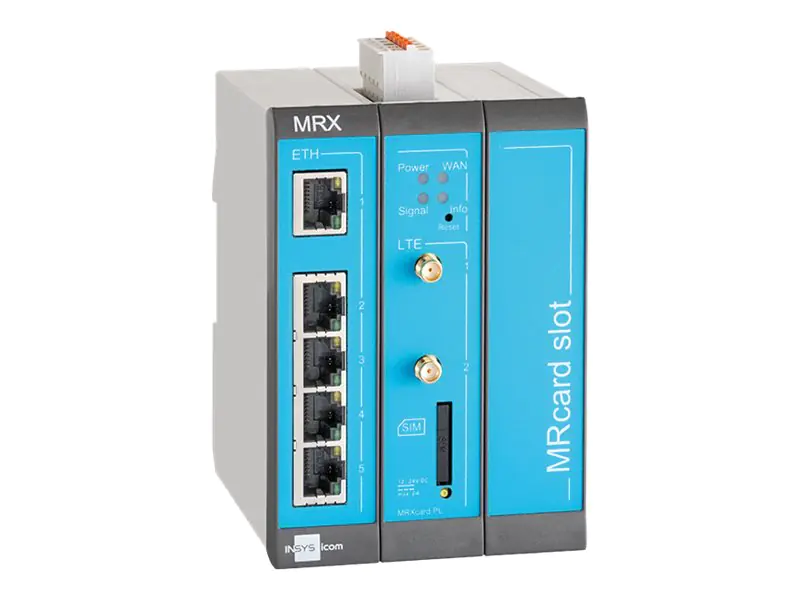 INSYS icom MRX MRX3 LTE - Router - WWAN - 4G - an DIN-Schiene montierbar