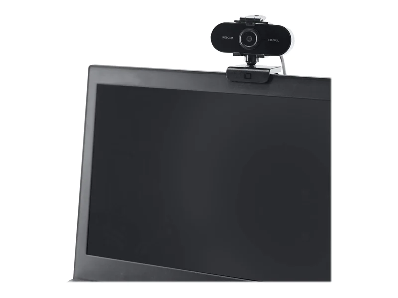 DICOTA Webcam PRO Plus Full HD - Webcam - Farbe - 1920 x 1080 - 1080p - Audio - USB 2.0 DICOTA Webcam PRO Plus Full HD - Webcam - Farbe - 1920 x 1080 - 1080p - Audio - USB 2.0