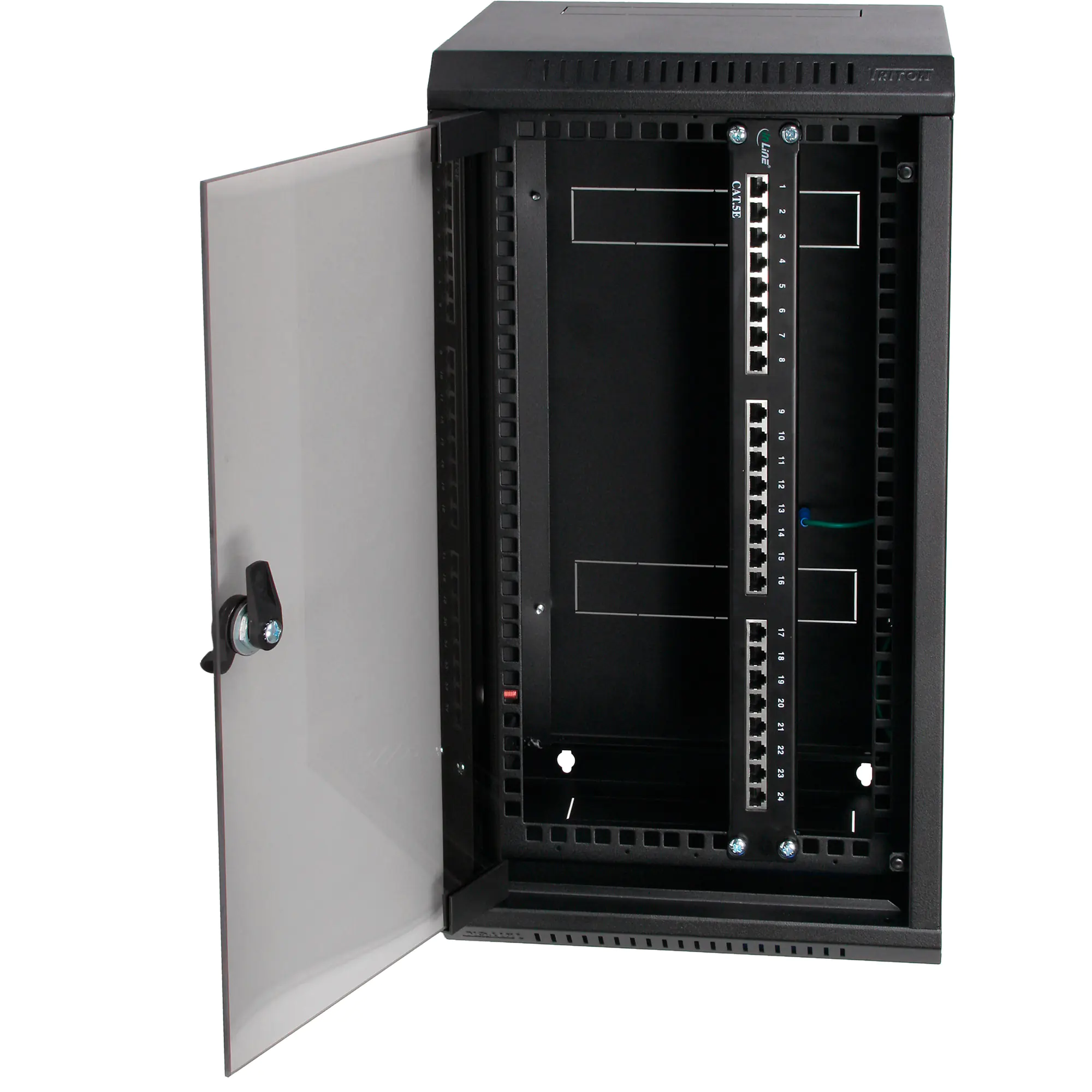 TRITON RKA-10-AS4-BAX-X1 - Wandmontiertes Regal - 20 kg - Schwarz - Stahl - IP30 - 310 mm