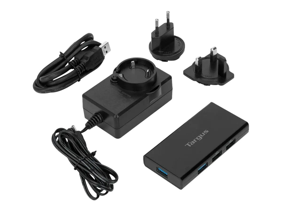 Targus Powered - Hub - 7 x SuperSpeed USB 3.0 - Desktop - AC