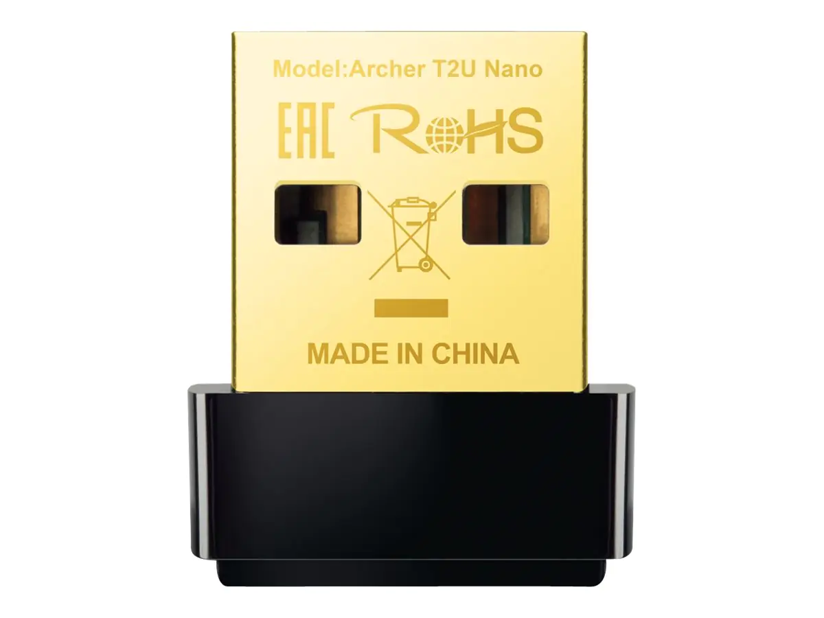 TP-Link Archer T2U Nano - Netzwerkadapter - USB 2.0 - Wi-Fi 5 TP-Link Archer T2U Nano - Netzwerkadapter - USB 2.0 - Wi-Fi 5