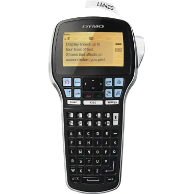 DYMO LabelMANAGER 420P - Beschriftungsgerät - s/w - Thermotransfer - Rolle (1,9 cm) - 180 dpi - USB - Cutter
