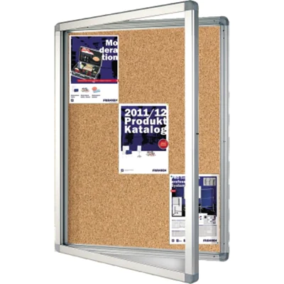 Franken Schaukasten SK15KE 99x117,5x4,5cm 15xDIN A4 Kork braun Franken Schaukasten SK15KE 99x117,5x4,5cm 15xDIN A4 Kork braun