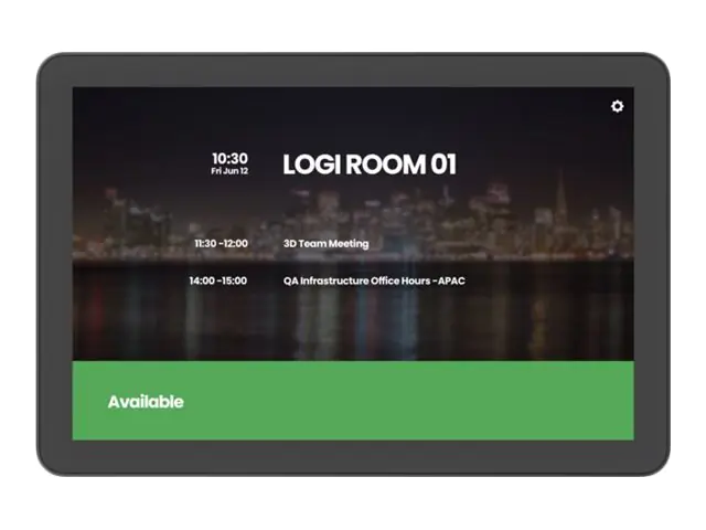 Logitech Tap Scheduler Purpose-Built Scheduling Panel for Meeting Rooms - Videokonferenzkomponente - Zertifiziert für Microsoft Teams, Zoom Certified - Graphite Logitech Tap Scheduler Purpose-Built Scheduling Panel for Meeting Rooms - Videokonferenzkomponente - Zertifiziert für Microsoft Teams, Zoom Certified - Graphite