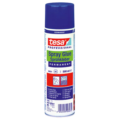Tesa 60021-00000, Flüssigkeit, Spritzkleber, 500 ml, Karton, Keramik, Stoff, Glas, Leder, Metall, Papier, Kunststoff, Porzellan, Gummi, Holz, 1 Stück(e)