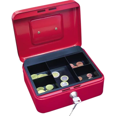 WEDO Geldkassette 145202X 20x16x9cm Größe 2 rot WEDO Geldkassette 145202X 20x16x9cm Größe 2 rot