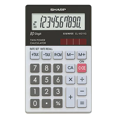 Sharp Taschenrechner EL-W211GGY Sharp Taschenrechner EL-W211GGY