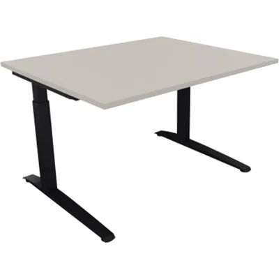 Schreibtisch Kufe Einzels. Quadrat B1200xT1000xH650-850 an/Akazie hell Schreibtisch Kufe Einzels. Quadrat B1200xT1000xH650-850 an/Akazie hell