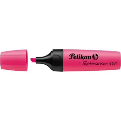 Pelikan Textmarker 490 Leuchtrosa 10 Stück i Faltschachtel 814102