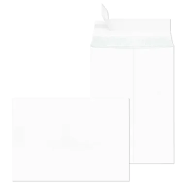 SECURITEX® Versandtasche DIN B5 176 x 250 mm (B x H) ohne Fenster 130g/m² mit Haftklebung Papier weiß 100 St./Pack. SECURITEX® Versandtasche DIN B5 176 x 250 mm (B x H) ohne Fenster 130g/m² mit Haftklebung Papier weiß 100 St./Pack.