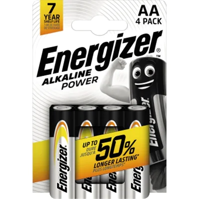 Energizer Batterie Alkaline Power E300132900 AA Mignon 4 St./Pack. Energizer Batterie Alkaline Power E300132900 AA Mignon 4 St./Pack.