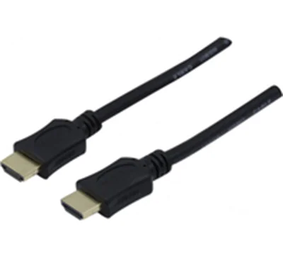 exertis Connect - Highspeed - HDMI-Kabel mit Ethernet - HDMI männlich zu HDMI männlich - 1.5 m - Schwarz - 4K Unterstützung