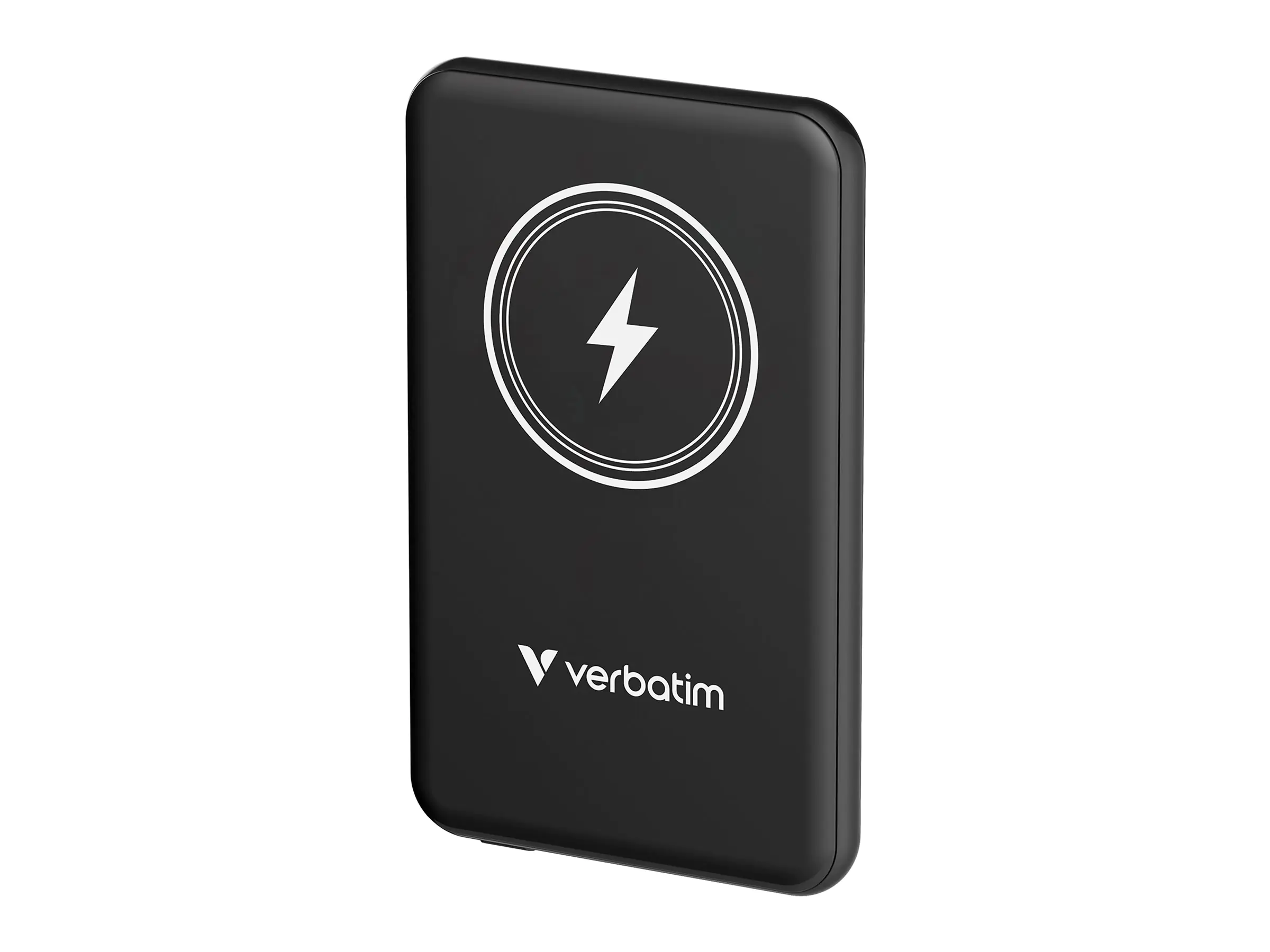 Verbatim Charge 'n' Go - Induktive Power Bank - magnetische Halterung - Li-Pol - 5000 mAh - 20 Watt - 2.4 A - Apple Fast Charge, PD 3.0, QC 3.0, Apple 2.4A, USB BC 1.2 (USB-C) 32240