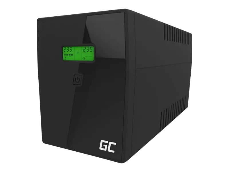 Green Cell Micropower - USV - Wechselstrom 220/230/240 V - 1200 Watt - 2000 VA - 9 Ah - USB - Ausgangsanschlüsse: 4
