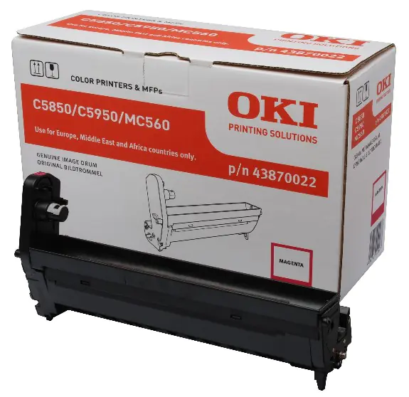 OKI - Magenta - Original - Trommeleinheit - für OKI MC560dn, MC560n; C5850dn, 5850n, 5950cdtn, 5950dn, 5950dtn, 5950n OKI - Magenta - Original - Trommeleinheit - für OKI MC560dn, MC560n; C5850dn, 5850n, 5950cdtn, 5950dn, 5950dtn, 5950n