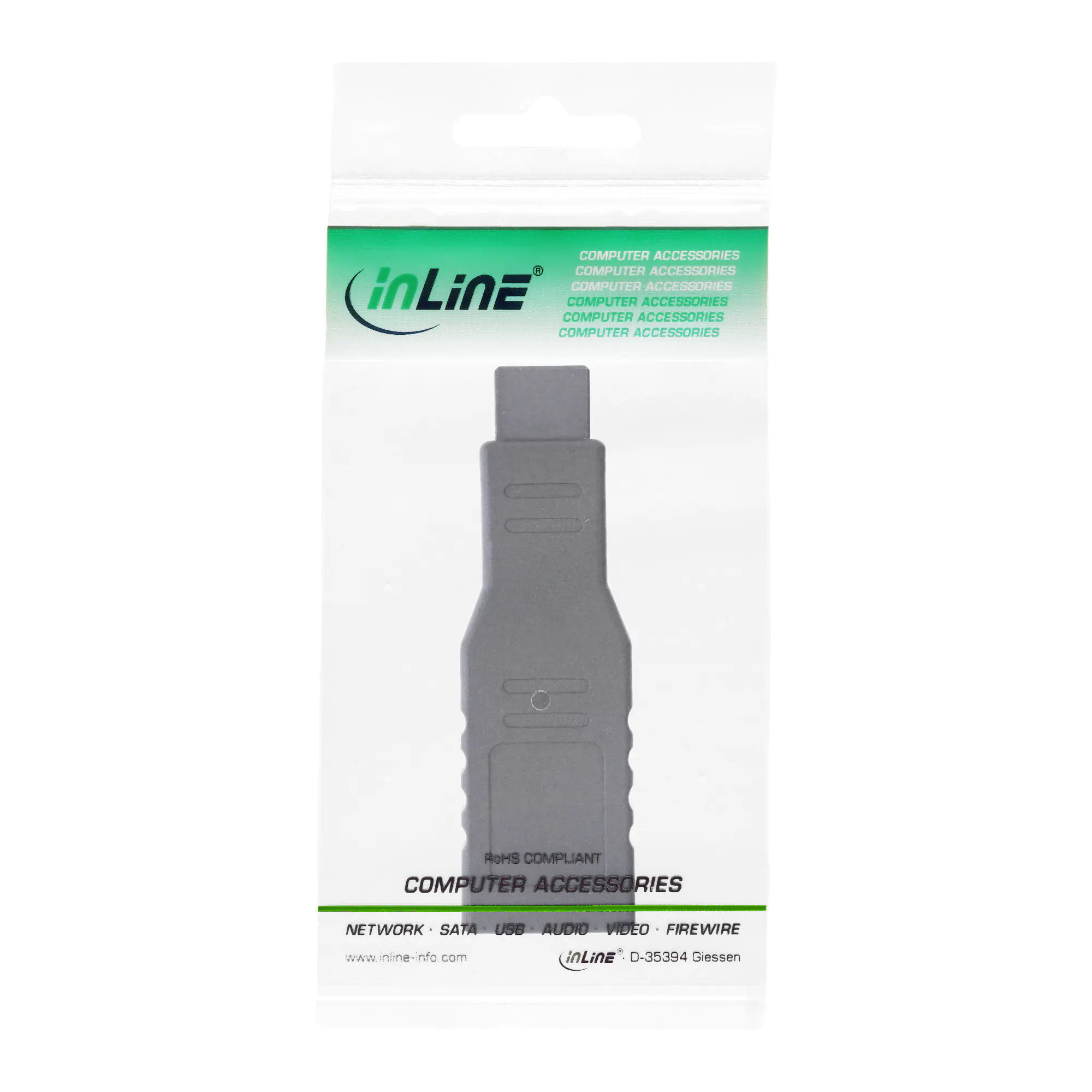 InLine FireWire Adapter - 6pol Buchse/9pol Stecker 34600A