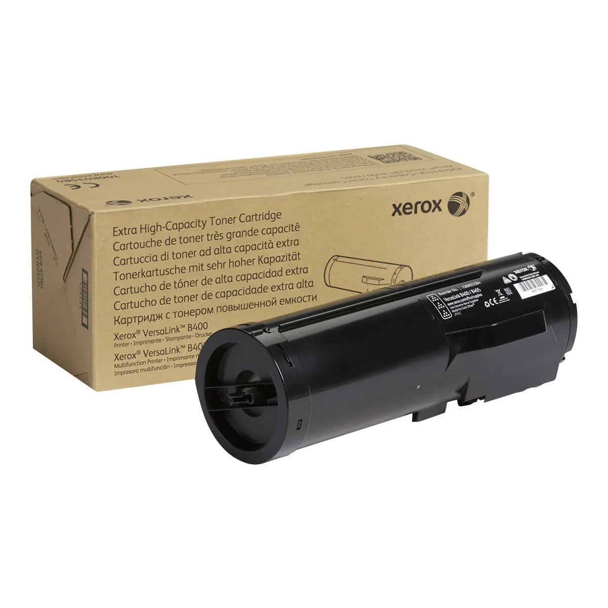 Xerox VersaLink B400 - Extrahohe Kapazität - Schwarz - Original - Tonerpatrone - für VersaLink B400, B405 Xerox VersaLink B400 - Extrahohe Kapazität - Schwarz - Original - Tonerpatrone - für VersaLink B400, B405