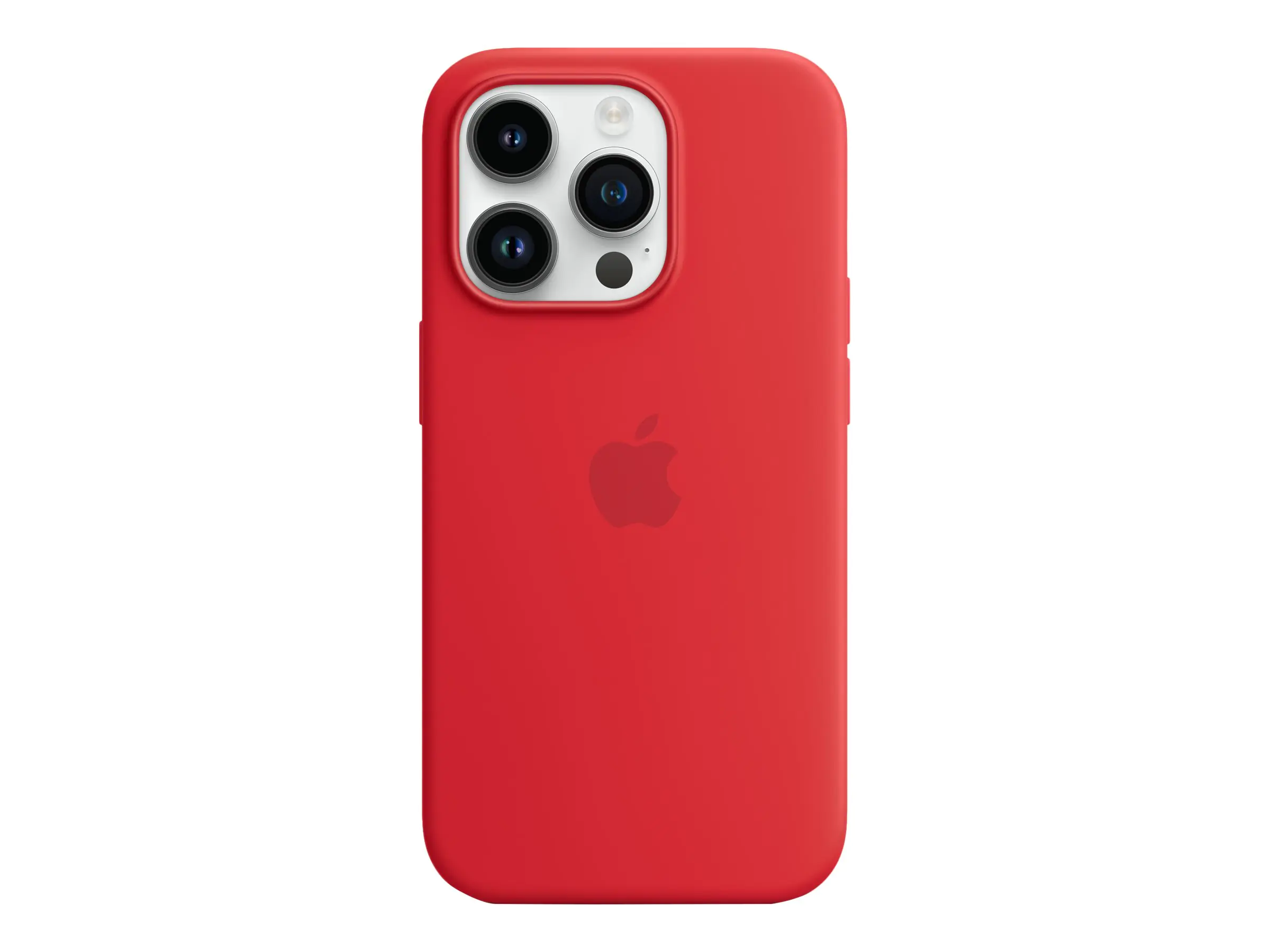 Apple - (PRODUCT) RED - hintere Abdeckung für Mobiltelefon - mit MagSafe - Silikon - Rot - für iPhone 14 Pro